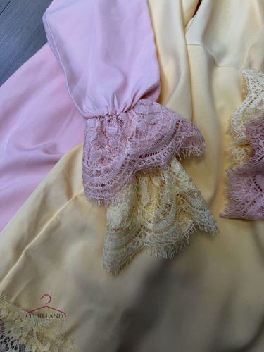"Lace" átlapolt, csipkés ruha - több szín